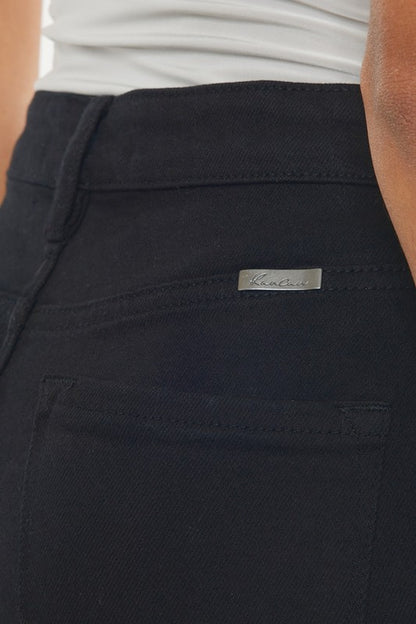 Kancan HAZEL HIGH RISE BLACK DENIM SHORTS