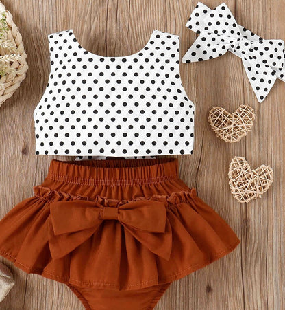 Polka Dot Tie Back @ Piece Set