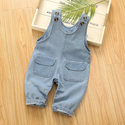 Unisex Denim Overalls
