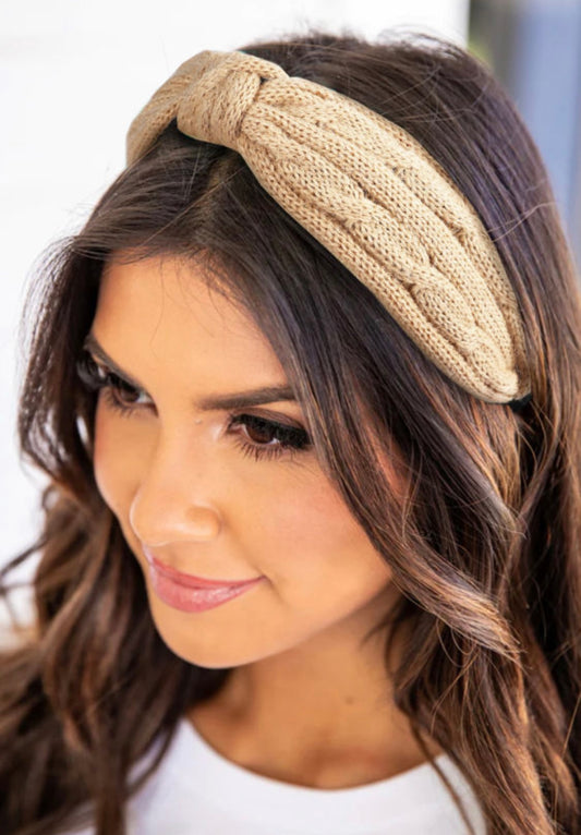 Bow Knot Knit Headband