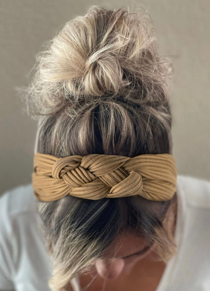 Khaki Knotted Headband