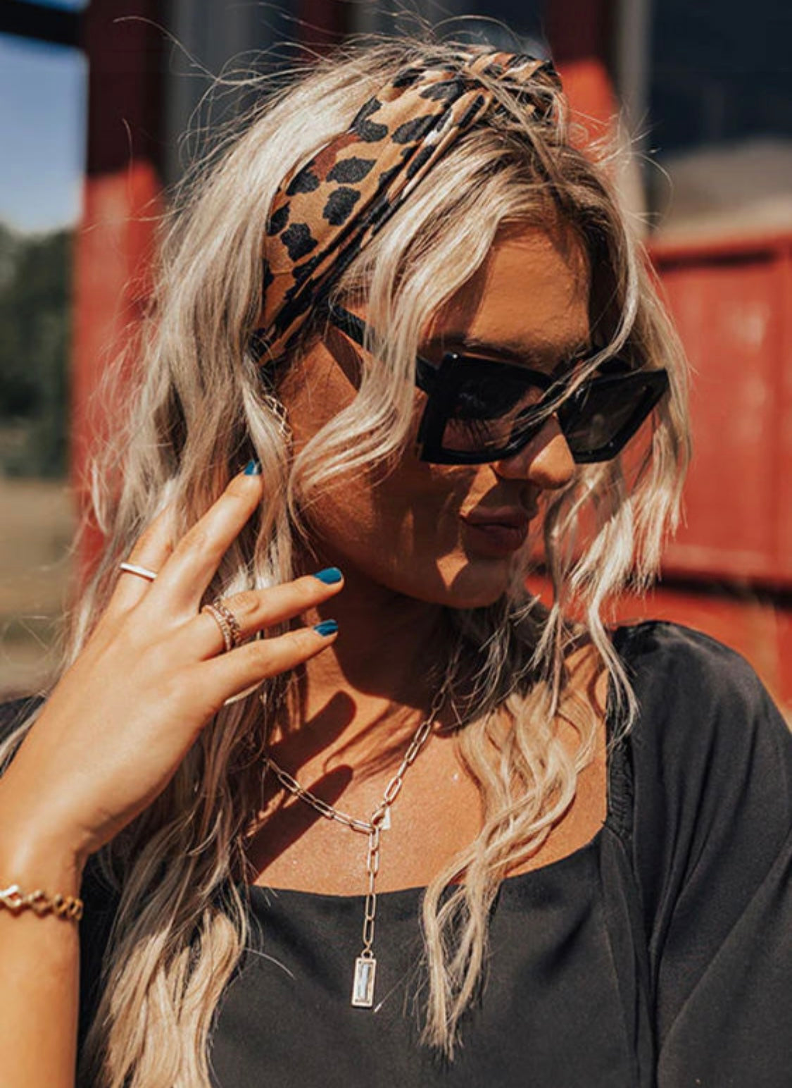 Leopard Leopard Knotted Headband